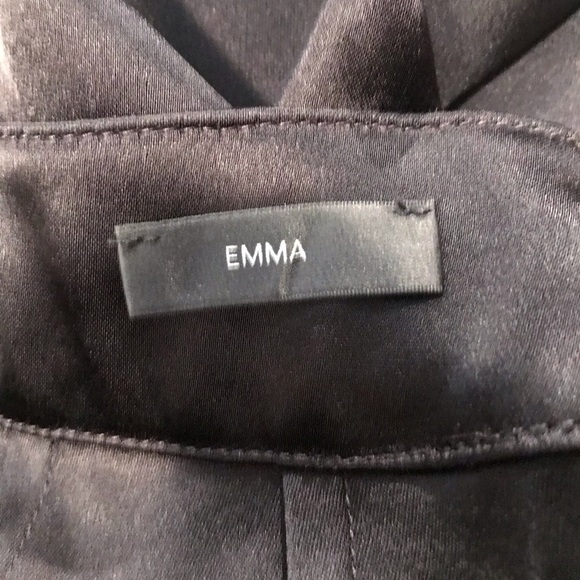 🖤🖤NEW!!! ST JOHN CAVIAR COLLECTION LIQUID SATIN EMMA PANTS SIZE 2 IN BLACK🖤🖤 - Picture 11 of 13